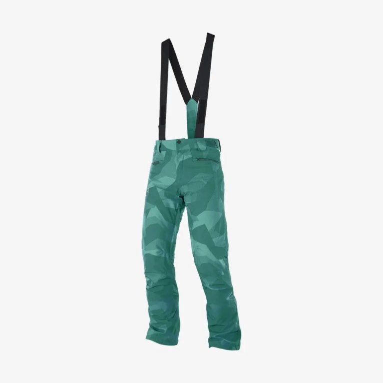 Pantalones De Esquí Salomon Edge Hombre Verdes | MX JSYG284